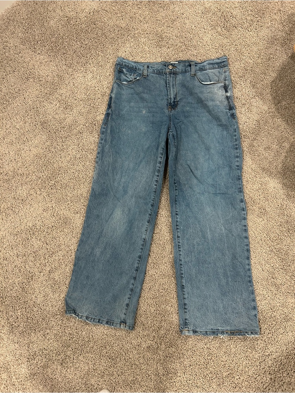 Kensie Wide-Leg Jeans in Medium Blue Wash
